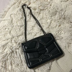 Rivet chain crossbody bag